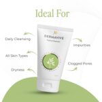Dermavive Hydra Cleanser – Gentle Daily Face Wash for Dry, Sensitive Skin with Colloidal Oatmeal & Vitamin E – Soap-Free, pH-Balanced Cleanser – 120ml - Image 2