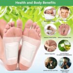 Detox Foot Patches for Weight Loss & Toxin Removal | Natural Ginger Herbal Foot Pads for Deep Cleansing & Body Detox | Foot Patch for Pain Relief & Detoxification | Foot Pads for Women & Men (Pack of 2) - Image 2
