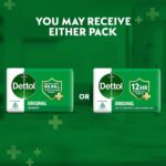 Dettol Original Bathing Soap Bar with 12 HR protective shield (400gm) | Kills 99.99% Germs, 100g (Pack of 4) - Image 2