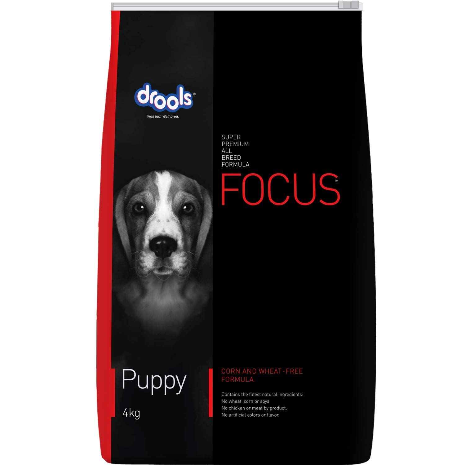 Drools Focus Puppy Super Premium Dry Dog Food 4kg Pack *