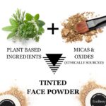 EcoBerry Organic Tinted Face Powder | Talc & Chemial Free, Vegan & Non-Comedogenic | All Skin Tones | Lightweight Everyday Use | Natural Mineral Makeup | SPF Protection | Oily & Sensitive Skin | Beige |10g - Image 2
