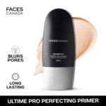 FACES CANADA Ultime Pro Perfecting Primer, 30 ml | Lightweight Pore Minimizing Face Primer | Makes Makeup Long lasting | Blurs Pores, Fine Lines & Imperfections | Blends Smoothly | Oil Free Matte Look - Image 2