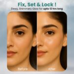 FACES CANADA Ultime Pro Shimmer Makeup Fixer, 50ml | Long Lasting Makeup Setting Spray | Keeps Makeup Intact | Glamourous Shimmer Finish | Hydrates, Soothes & Refreshes Skin | Alcohol Free - Image 2