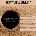 FACESCANADA Weightless Stay Matte Finish Compact Powder - Natural, 9g | Non Oily Matte Look | Evens Out Complexion | Hides Imperfections | Blends Effortlessly | Pressed Powder For All Skin Types - Image 2