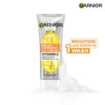 Garnier Vitamin C + Serum Face Wash | Visibly Brighter Skin in Just 1 Wash | Gentle cleanser for Skin Brightening & Tan Removal | For dry, oily, sensitive skin | Facewash for Women & Men | 100gm - Image 2