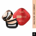 Glam21 Halo Glow 2-in-1 HD Compact | Matte & Shimmer Shades | Velvet Matte & Soft Glow Shimmer | Oil Control, Brightening & Radiant Finish | Enriched with Vitamin E |18gm,Soft Almond - Image 2