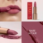 HYUE Velvette Kiss Matte Bullet Lipstick | Bare Affair | Feather Light & Powder Finish | Long-Wear Intense Color | with Jojoba, Almond & Gooseberry | Smudge-Proof, Travel-Friendly, Precision Tip - Image 2