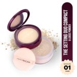 Hilary Rhoda Compact & Loose Powder | Ivory | 2-in-1 Setting Powder for Oil Control & Matte Finish Weightless | Blends Effortlessly | Long-Lasting | Hides Imperfections | for Indian Skintone | (Shade 01) 32g - Image 2
