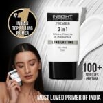 INSIGHT 3-in-1 Primer | Matte Finish | Primes, Protects & Moisturizes | Oil-Free with Pore Blurring | Long-Lasting Formula | For All Skin Types | 10 ml - Image 2