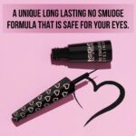 INSIGHT No Smudge Eyeliner - Black | Intense Matte Finish | Quick Drying |Smooth Application | Waterproof | Smudgeproof, 4 ml - Image 2