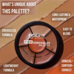 INSIGHT Pro Concealer Palette – Shade Concealer | Makeup Wheel for Face | Satin–Matte Finish | 3-in-1 Conceal, Contour & Correct | Waterproof | Full Coverage | 15gm - Image 2