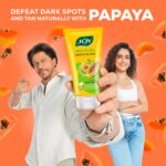 Joy Skin Fruits Spots & Tan Clear Face Wash 150ml x2 | Enriched with Papaya & Vitamin C + A | For Healthy Glowing skin | Suitable for All Skin Types - Image 2