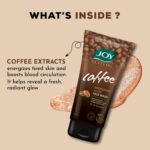 Joy Tan Removal Exfoliating Coffee Face Wash (2X150ml) | Energizes Dull Skin & Reduces Puffiness | Deep Cleansing Exfoliating Face Wash for All Skin Types, Men & Women (300ml Combo Pack of 2) - Image 2