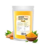 Khadi Omorose Kasturi Haldi (Amba Haldi) Powder | For Glowing Skin | 100 Gm - Image 2