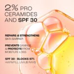 Lakmé Peach Milk Moisturiser SPF 30 with 2% Pro-Ceramide | Daily UV Defense, Hydrating & Skin Barrier Repair Face Cream | Lightweight, For Dry Skin, Normal, Oily Skin & Sensitive Skin 200ml - Image 2