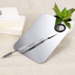 Makeup Mixing Palette, Stainless Steel Makeup Palette, Cosmetic Palette with Spatula Tool Beauty Product Mixing Palette Professional Cosmetic Mixing Makeup Palette - Image 2