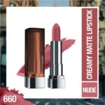 Maybelline New York Color Sensational Creamy Matte Lipstick lasts up to 12 Hours, Hydrate Lips, Rich Creamy Lipstick with Shea Butter, Available in 42 Shades - Touch of Spice, 3.9g - Image 2