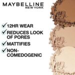 Maybelline New York Fit Me Matte Poreless Pressed Face Powder. Natural, poreless finish with long-lasting shine control, Pressed Powder that absorbs oil to mattify skin - Natural Beige 220 | 8.5gm - Image 2