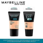 Maybelline New York Liquid Foundation, Matte & Poreless, Full Coverage Blendable Normal to Oily Skin, Fit Me, 220 Natural Beige, 18ml - Image 2