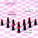 Mila Beauté 12 Creamy Matte Mini Pout Party Lipstick Kit | Lip Hydrating & Light-weight | Long Lasting Lipsticks for Women | Suitable All Indian Tones | Shade - Pinks & Reds 12g - Image 2