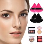 My Colors 6 Pieces Powder Puff Soft Face Triangle Makeup Puff for Loose Powder Body Cosmetic Foundation Sponges Beauty Blender Makeup Tool Multicolors - Image 2