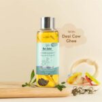 Nat Habit Summer Baby Hair Oil for Kids 0-5 Years | Ayurvedic Hair Oil for Baby with Brahmi, Matsyakshi & Dasabuti | Baby Hair Growth Oil with Desi Ghee & Cold Pressed Oils | Cools Body, Aids Sleep, 110ml - Image 2