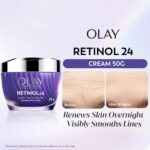 Olay Regenerist Retinol 24 Night Cream l Renews and Resurfaces Skin Overnight l No Redness or Irritation | Fragrance Free l Normal, Oily, Dry and Combination Skin l 50g - Image 2