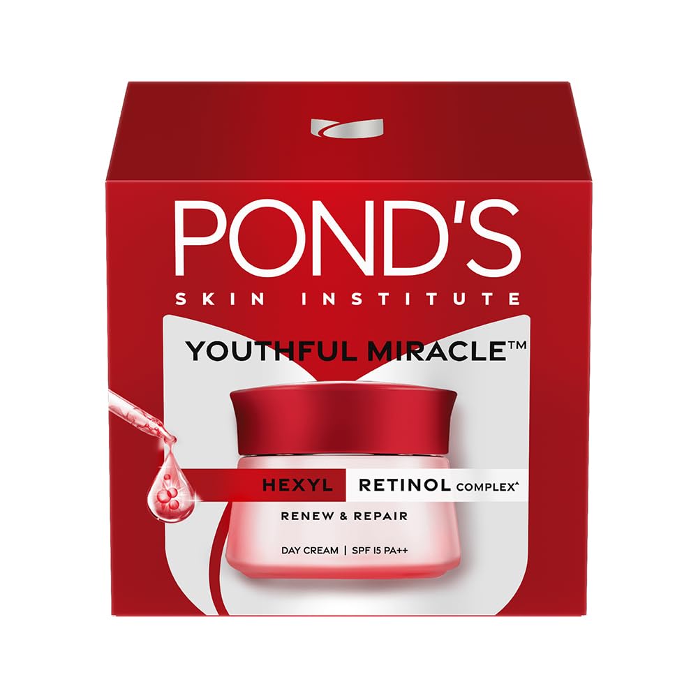 POND'S Youthful Miracle Hexyl Retinol Complex, Renew & Repair Day brightening
