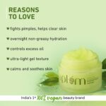 Plum Green Tea Renewed Clarity Night Gel Mini | Hydrates Skin & Fights Acne | Lightweight, Quick-Absorbing, Non-Sticky Gel Texture | Oily, Acne-Prone Skin | 100% Vegan(15ml) - Image 2