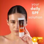 Prismos Beauty Sunscreen for Men & Women | SPF 30 for Oily Skin | Lightweight, Non-Greasy & Non-Comedogenic | With Aloe Vera & Vitamin E | Suitable for All Skin Types – 50ml - Image 2