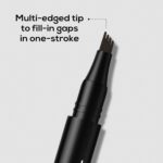 RENEE Browfill Eyebrow Pen - Brown | Waterproof & Smudge-Proof | One Swipe Application | Micro Precision | Natural & Long-Lasting Finish | For Denser & Fuller Eyebrows | Easy to Use | Cruelty-Free - Image 2