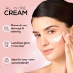 RENEE Lumi Glow Highlighting Sunscreen with SPF 50 | In-Vivo Tested | With Niacinamide & Hyaluronic Acid | Lightweight & Non-Sticky | No White Cast | Protects against UVA-UVB | Radiant Finish | 50g - Image 2