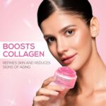 RENEE Pink Therapy Hydrolyzed Collagen Overnight Sleep Jelly Mask | Hydrates, Repairs, Smoothens & Plumps Skin | Peptides, Niacinamide & Hydrolyzed Collagen Enriched | 50 gm - Image 2