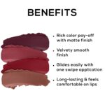 RENEE Very Matte - Pack of 4 Matte Lipsticks, Intense Color Pay Off, Full Coverage Long Lasting Weightless Velvety Formula - Image 2