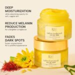 Ras Luxury Oils Saffron Kumkumadi Face Gel Creme with Aloe Vera & Red Algae | Enhances Natural Radiance | Brightening Moisturizing Cream | Light weight & Non-greasy Moisturizer For All Skin Type, 50gm - Image 2