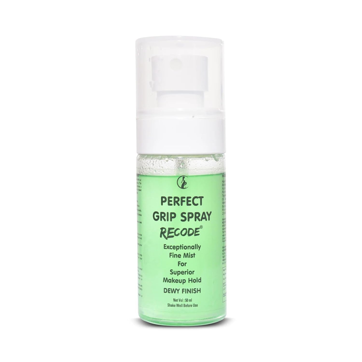 Recode Perfect Grip Spray Makeup Fixer 50 Ml|Dewy Finish|Vitamin E evenskintone