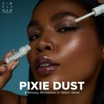 SIMPLYNAM Pixie Dust Multi-Use Glitter Glow | Liquid-to-Powder Formula | Buildable Shimmer | Lightweight & Hydrating | Vegan & Cruelty-Free | Multi-Use for Face & Body | Starlight - Image 2