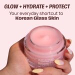 Sammmm GLOW Boosting Hydrating Face Moisturizer with UV Shield(50g) | Lightweight & Oil-Free | Moisturizer Gel for Korean Glass Skin | Made with Hyaluronic Acid, Niacinamide For All Young Skin Types - Image 2