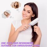 Self Cleaning Hair Brush for Women and Kids, Detangler Comb for Wet or Dry Hair, Anti-Static, Gentle Scalp Massage, for All Hair Types - Image 2