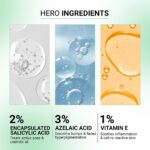 Sereko Clear Corrective Serum with 2% Encapsulated Salicylic Acid BHA & 3% Azelaic Acid | Active Acne | Reducing Sebum Production | Pigmentation & Dark Spots for Oily | Acne-Prone Skin 30ml - Pack 1 - Image 2