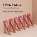 Swiss Beauty Cream It Up Blush | Highly pigmented | Super-blendable | Long-lasting | Enriched with Shea Butter | Multipurpose | Shade-03 Cheeky Peach, 10ml - Image 2