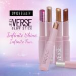 Swiss Beauty Jelly Verse Eyeshadow Glow Stick | Rich Colour Payoff | Crease-Proof | Sparkling Shine | 6 Stellar Shades | Shade- 3. Solar Flash, 3g - Image 2
