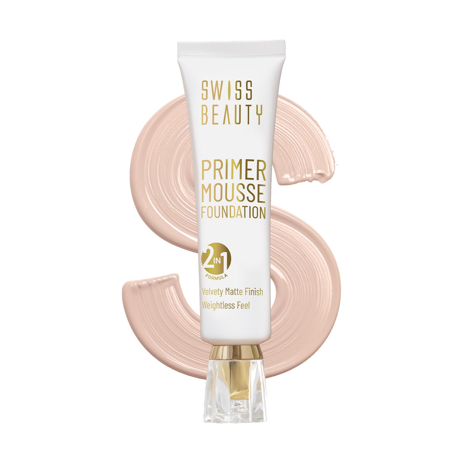 Swiss Beauty Primer Mousse Foundation Weightless Smooth & Velvet Touch, professionalmakeup