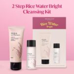 The Face Shop 2 Step Rice Water Bright Kit | Rice Water Bright Foaming Face Wash 100ml + Rice Water Bright Light Cleansing Oil 55ml - Image 2