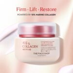 The Face Shop Collagen & Pomegranate Anti-Aging Face Cream | With 10% Marine Collagen & Pomegranate Extracts | Reduces Wrinkles, Firms Skin | For All Skin Types, 50ml - Image 2