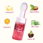 Whimsy Beauty Foaming Face Wash for Kids | Gentle Daily Cleanser with Aloe Vera, Strawberry and Vitamin B3 | Tear Free, Non Drying | Dermatologist Tested | Safe for Sensitive Skin | 4 to16 Years | 100 ml - Image 2