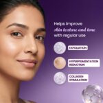 illumin8 Face Wash - Niacinamide 2% & Glycolic Acid 1.4% Brightening Cleanser | Gentle Exfoliating Beads for Oil Control & Acne | Removes Dead Skin | All Skin Types | 50g (1) - Image 2