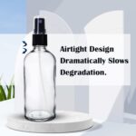 nsb herbals 100 ml Refillable Clear Fine Mist Spray Glass Bottles With Spray Pump For Uses For Diy Perfume, Essential Oils, Blends, Aromatic Water, Beauty Products (1) - Image 2